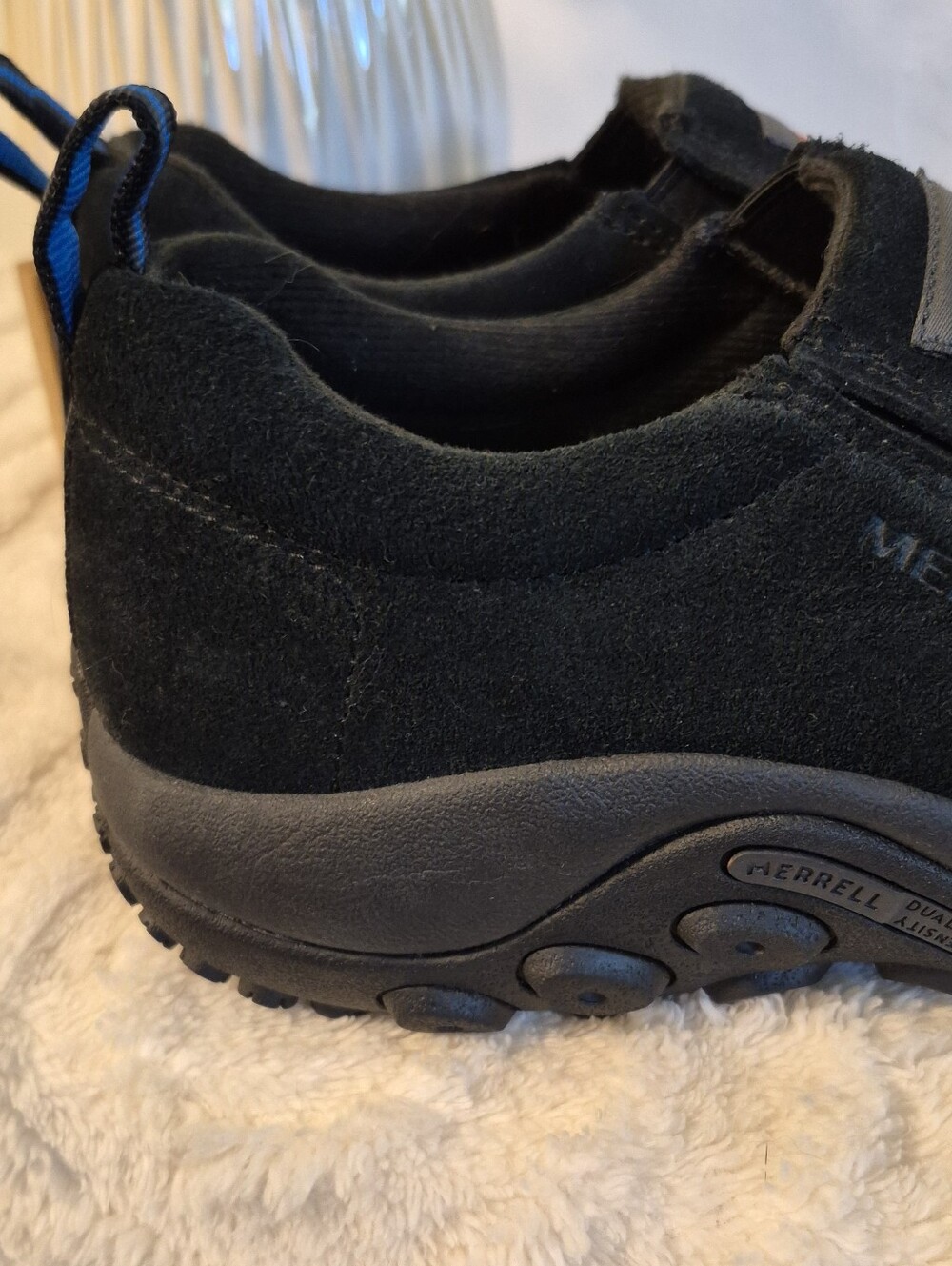 Merrell Work Jungle Moc Alloy Toe Work Shoes Women's Sz 9 Black Suede J62382 - Picture 3 of 14